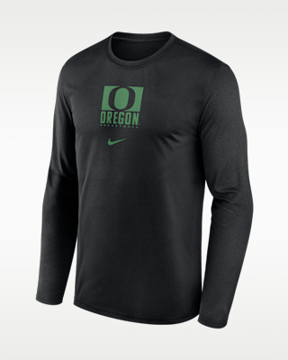 Oregon Courtside Men's Nike Dri-FIT College Long-Sleeve T-Shirt